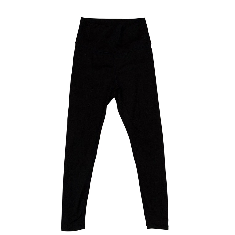 Lululemon Leggings Women 4 Black Excellent High Rise Activewear Athleisure
